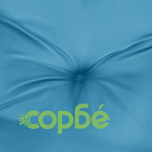 Възглавници за столове 4 бр меланж сини 120x50x7 см плат ➤ топ цена ➤ sorbe.bg