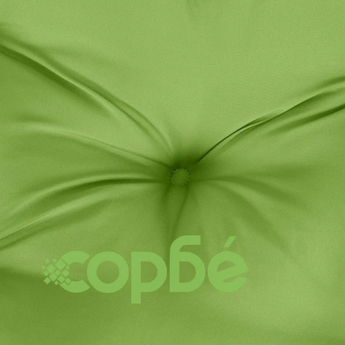 Възглавници за столове 4 бр меланж зелени 120x50x7 см плат ➤ топ цена ➤ sorbe.bg