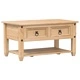 Маса за кафе с чекмеджета Corona 85x50x45 см бор масив