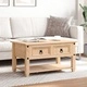 Маса за кафе с чекмеджета Corona 85x50x45 см бор масив