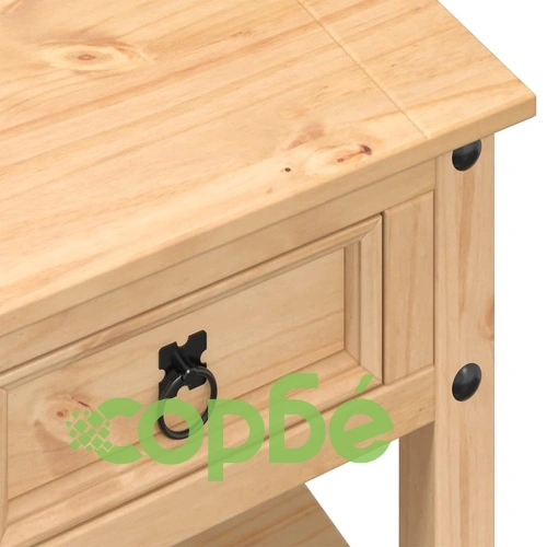 Маса за кафе с чекмеджета Corona 85x50x45 см бор масив ➤ топ цена ➤ sorbe.bg