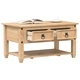 Маса за кафе с чекмеджета Corona 85x50x45 см бор масив