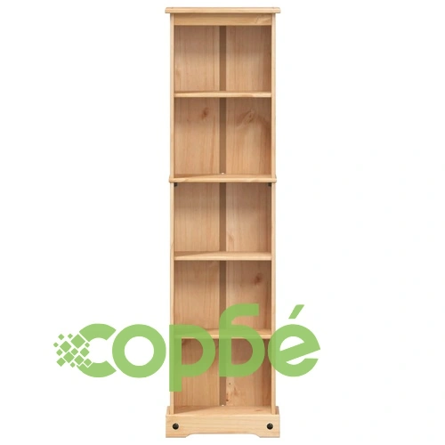Етажерка за книги Corona 46x20x170 см масивно дърво бор ➤ топ цена ➤ sorbe.bg