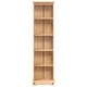 Етажерка за книги Corona 46x20x170 см масивно дърво бор