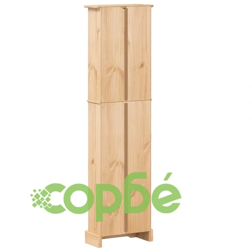 Етажерка за книги Corona 46x20x170 см масивно дърво бор ➤ топ цена ➤ sorbe.bg