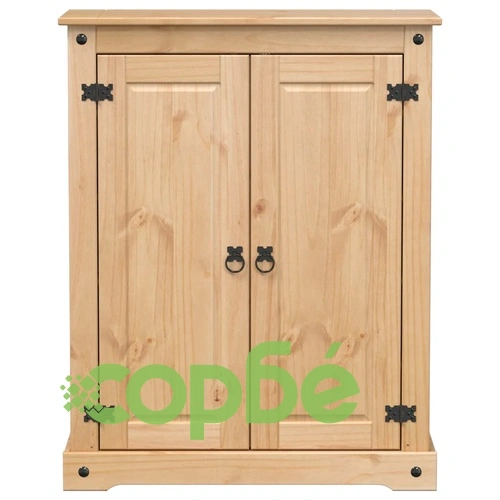 Шкаф за обувки Corona 86x38,5x108 см бор масив ➤ топ цена ➤ sorbe.bg