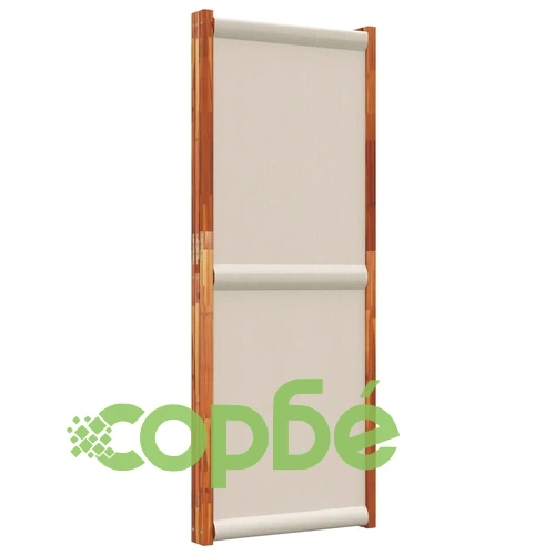 Параван за стая, 3 панела, светлосив, 210x180 cм ➤ топ цена ➤ sorbe.bg