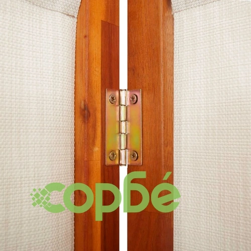 Параван за стая, 3 панела, светлосив, 210x180 cм ➤ топ цена ➤ sorbe.bg