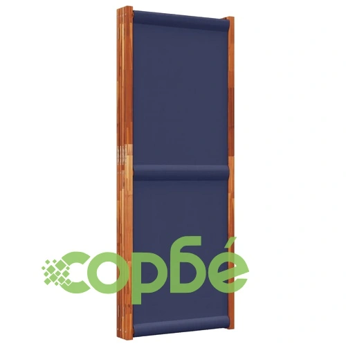 Параван за стая, 4 панела, тъмносин, 280x180 cм ➤ топ цена ➤ sorbe.bg