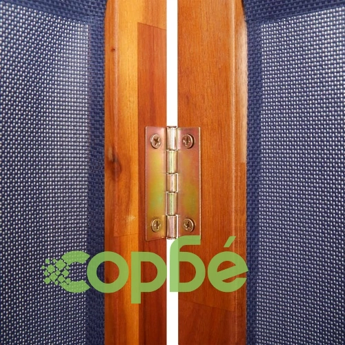 Параван за стая, 4 панела, тъмносин, 280x180 cм ➤ топ цена ➤ sorbe.bg