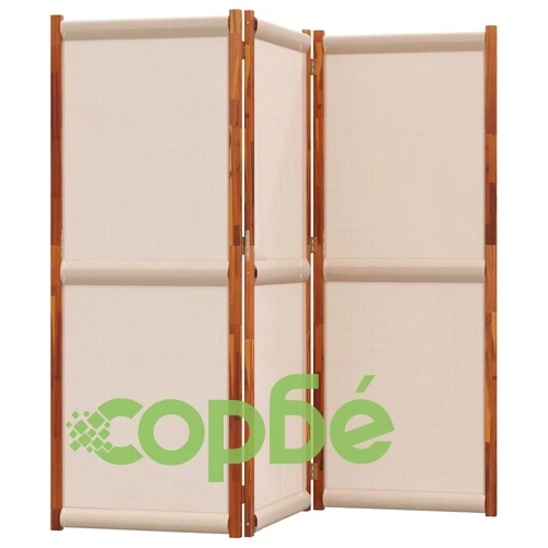 Параван за стая, 3 панела, таупе, 210x180 см ➤ топ цена ➤ sorbe.bg