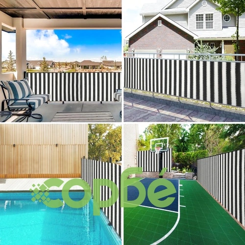 Засенчваща мрежа антрацит и бял 1,5x50 м HDPE 150 г/м² ➤ топ цена ➤ sorbe.bg