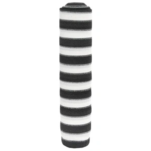 Засенчваща мрежа антрацит и бяло 1,5x50 м HDPE 195 г/м²
