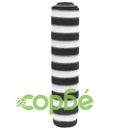 Засенчваща мрежа антрацит и бял 2x50 м HDPE 195 г/м² ➤ топ цена ➤ sorbe.bg