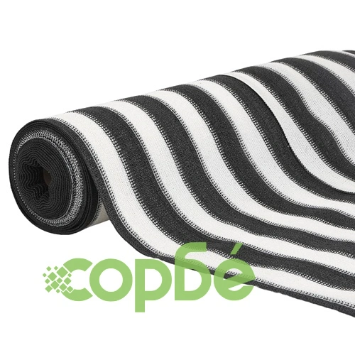 Засенчваща мрежа антрацит и бял 2x50 м HDPE 195 г/м² ➤ топ цена ➤ sorbe.bg