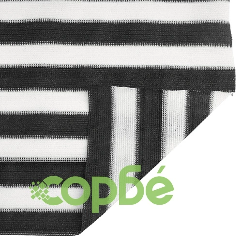 Засенчваща мрежа антрацит и бял 2x50 м HDPE 195 г/м² ➤ топ цена ➤ sorbe.bg