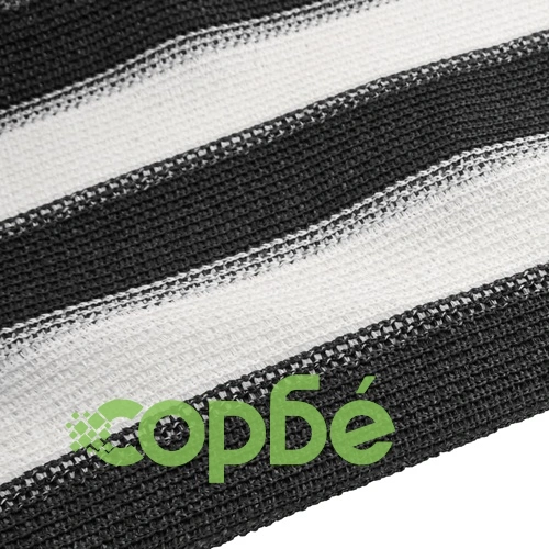 Засенчваща мрежа антрацит и бял 2x50 м HDPE 195 г/м² ➤ топ цена ➤ sorbe.bg