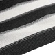 Засенчваща мрежа антрацит и бял 2x50 м HDPE 195 г/м²
