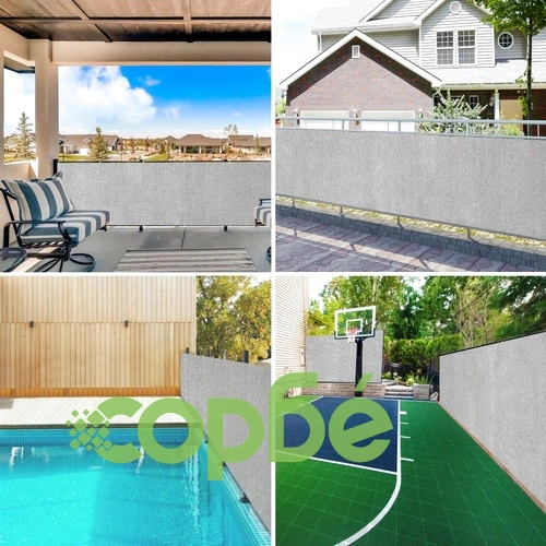 Засенчваща мрежа, светлосива, 1,5x50 м, HDPE, 195 г/м² ➤ топ цена ➤ sorbe.bg