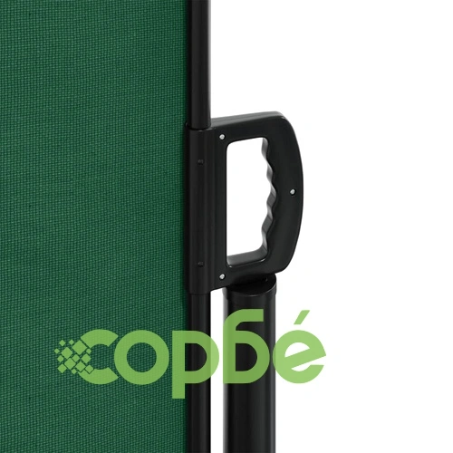 Прибираща се странична тента, тъмнозелена, 100x300 см ➤ топ цена ➤ sorbe.bg