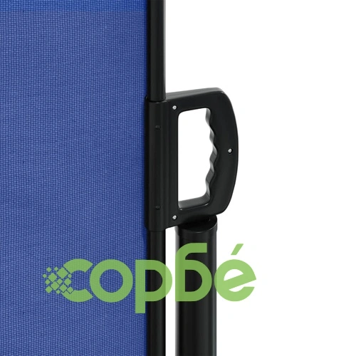 Прибираща се странична тента, синя, 160х600 см ➤ топ цена ➤ sorbe.bg