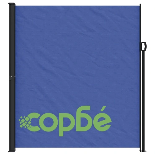 Прибираща се странична тента, синя, 220x600 см ➤ топ цена ➤ sorbe.bg