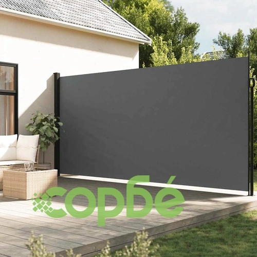 Прибираща се странична тента, антрацит, 220x600 см ➤ топ цена ➤ sorbe.bg