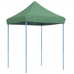 Сгъваема парти шатра, pop-up, зелена, 200x200x306 см