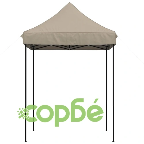 Сгъваема парти шатра, pop-up, таупе, 200x200x306 см ➤ топ цена ➤ sorbe.bg