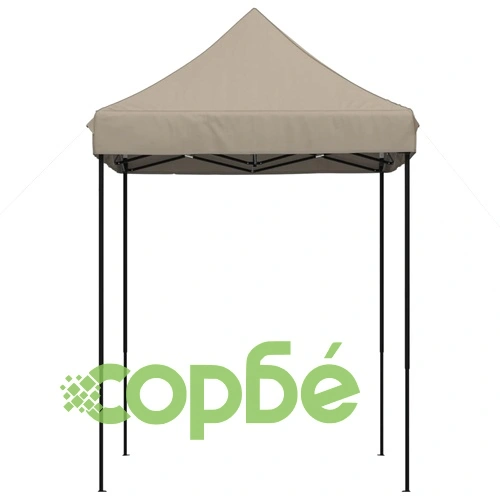 Сгъваема парти шатра, pop-up, таупе, 200x200x306 см ➤ топ цена ➤ sorbe.bg