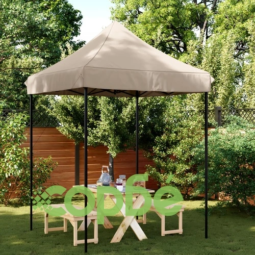 Сгъваема парти шатра, pop-up, таупе, 200x200x306 см ➤ топ цена ➤ sorbe.bg