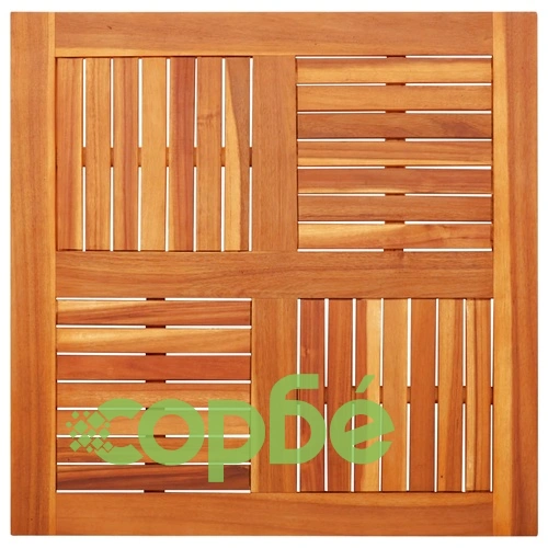 Плот за маса, 80x80x2,2 см, квадратен, акациево дърво масив ➤ топ цена ➤ sorbe.bg