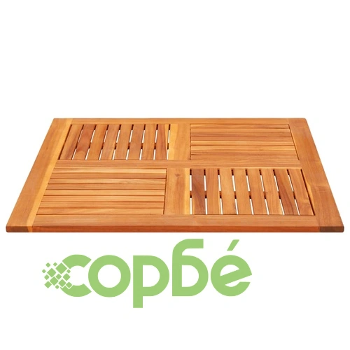 Плот за маса 90x90x2,2 см квадратен масивна акация ➤ топ цена ➤ sorbe.bg