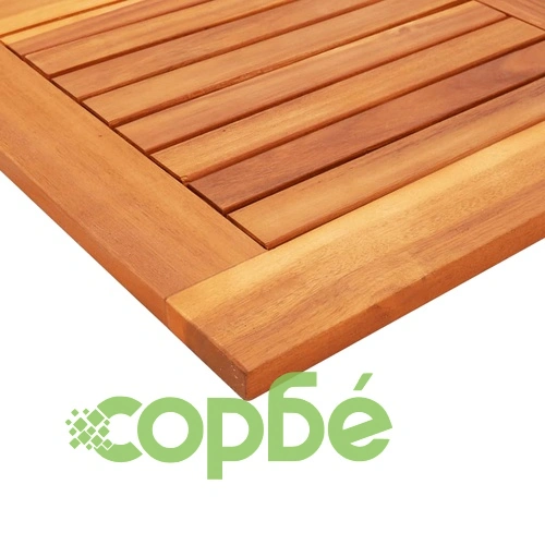 Плот за маса 90x90x2,2 см квадратен масивна акация ➤ топ цена ➤ sorbe.bg