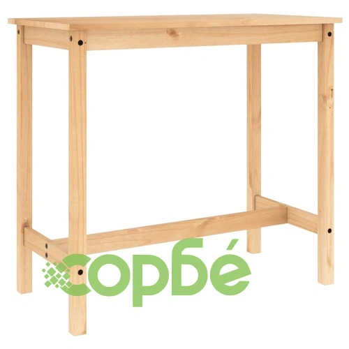 Бар комплект от 3 части, масивна борова дървесина ➤ топ цена ➤ sorbe.bg