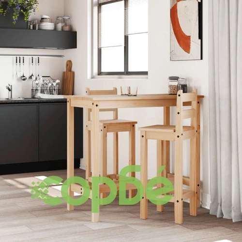 Бар столове, 2 бр, борово дърво масив ➤ топ цена ➤ sorbe.bg