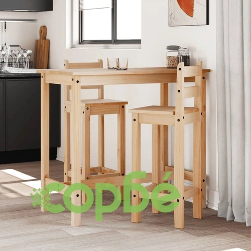 Бар столове, 2 бр, борово дърво масив ➤ топ цена ➤ sorbe.bg