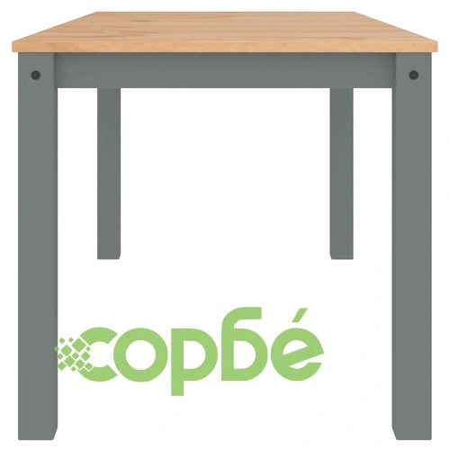 Трапезна маса Panama сива 160x80x75 см бор масив ➤ топ цена ➤ sorbe.bg