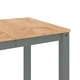 Трапезна маса Panama сива 160x80x75 см бор масив