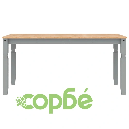 Тоалетка Corona, сива, 160x80x75 см, бор масив ➤ топ цена ➤ sorbe.bg