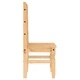 Трапезни столове 2 бр Corona 42x47x107 см бор масив