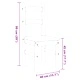 Трапезни столове 2 бр 40x46x99 см бор масив