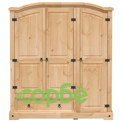 Гардероб Corona 151,5x52x170 см бор масив ➤ топ цена ➤ sorbe.bg