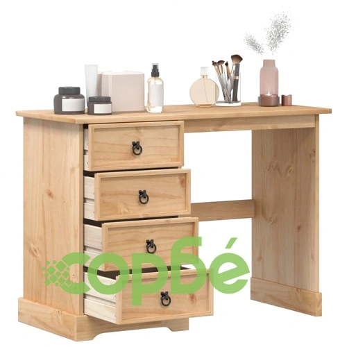 Тоалетка Corona, 104x47x75 см, бор масив ➤ топ цена ➤ sorbe.bg