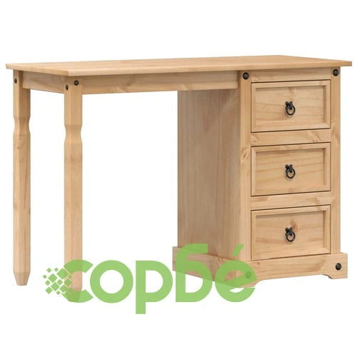 Тоалетка Corona, 110x47x75 см, бор масив ➤ топ цена ➤ sorbe.bg