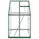 Оранжерия с основа рамка зелен 169x114x195 см алуминий