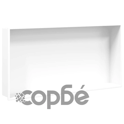Душ ниша, сребрист бяло, 62x32x9 см, неръждаема стомана ➤ топ цена ➤ sorbe.bg