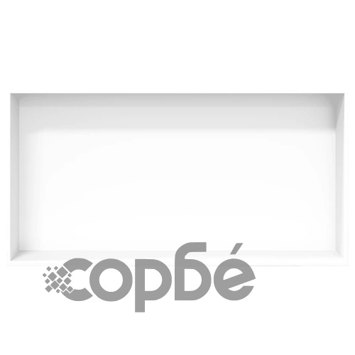 Душ ниша, сребрист бяло, 62x32x9 см, неръждаема стомана ➤ топ цена ➤ sorbe.bg