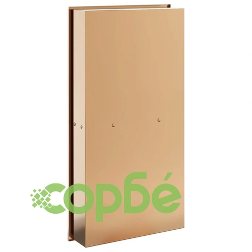 Душ ниша, златист мат, 32x62x9 см, неръждаема стомана ➤ топ цена ➤ sorbe.bg