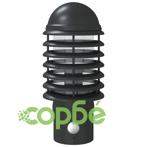Външни стенни лампи със сензори, 2 бр, черни, инокс ➤ топ цена ➤ sorbe.bg